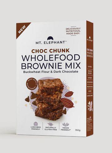 Mt Elephant Choc Chunk Wholefood Brownie Mix 350g - Five Vegans