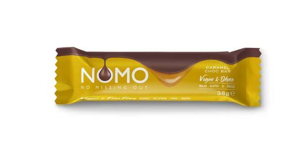 Nomo Caramel Choc Bar 38g - Five Vegans