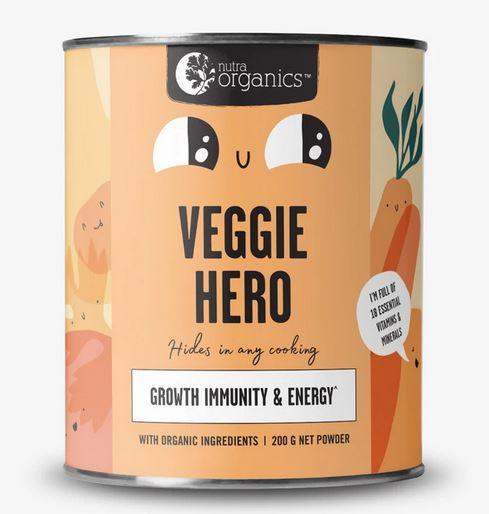 Nutra Organics Veggie Hero 200g - Five Vegans