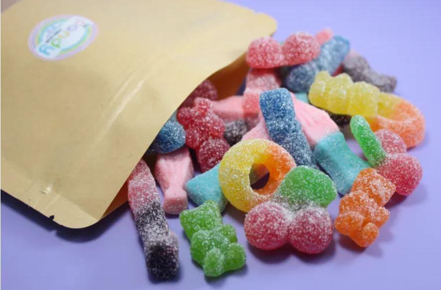 The Candy Parlour Fizzy Bag Gluten Free 250g - Five Vegans